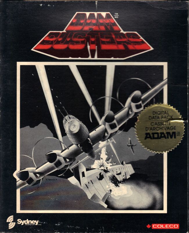 Dam Busters box art for MSX